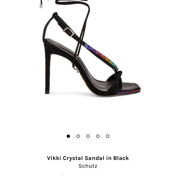 Vikki Crystal Sandal in Black
Schutz size 8 - Picture 2 of 10
